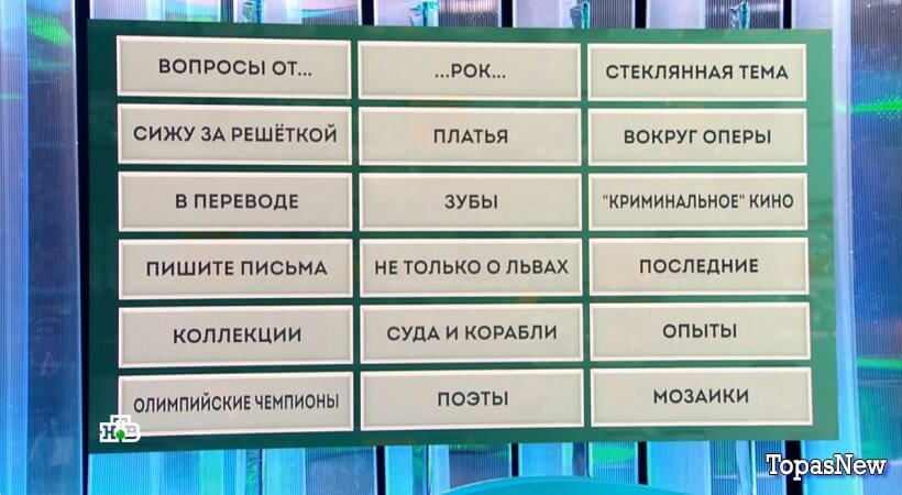 Своя игра от 21.07.24 смотреть онлайн последний выпуск