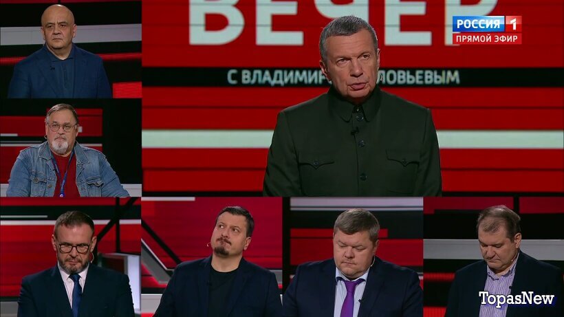 Вечер с Соловьёвым 08.10.26 последний выпуск смотреть